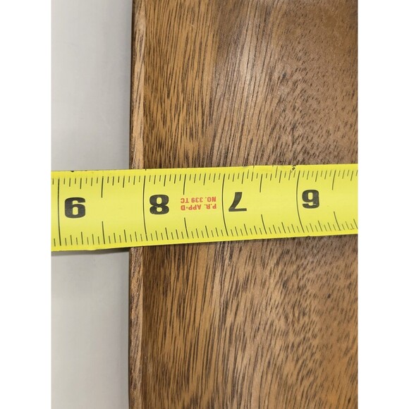 Square Serving Plate Made in Phillipines Acaciaware Wood - 8.25" - Picture 4 of 5